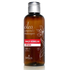 ÓLEO PARA MASSAGEM MAÇÃ VERMELHA ATRAÇÃO 120ml FEITIÇOS AROMÁTICOS