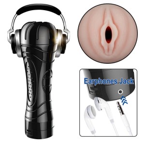 Masturbador Lanterna em Formato de Vagina com Vibração Multivelocidade e com Voz