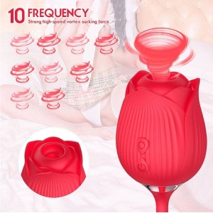 Vibrador Rosa com Vai e Vem