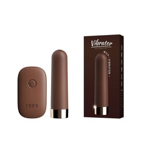 Bullet Aveludado Recarregável com Controle Remoto