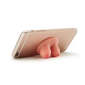 Apoio Traseiro com Ventosa para Celular Formato Pênis