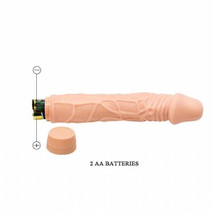 Pênis com Vibrador Multivelocidade à Pilha
