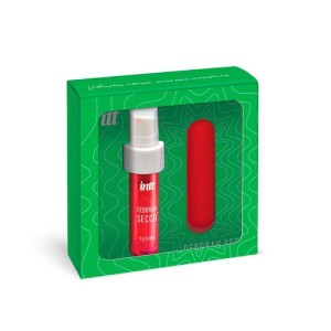 Kit com Bullet Cápsula Vibrória e Calda Picante 11g Linha Deborah Secco Intt