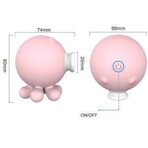 Vibrador de Clitóris com Pulsação Recarregavél 