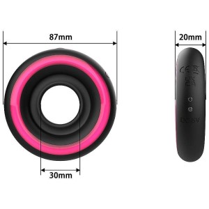 Anel Peniano com Led, Vibro e Controle Remoto