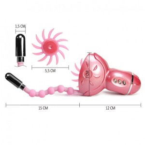 ROLLING FUN SIMULADOR DE SEXO ORAL COM VIBRADOR