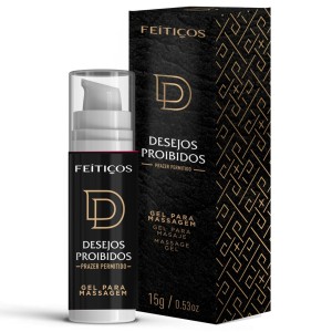 GEL PARA MASSAGEM DESEJOS PROIBIDOS AIRLESS 15g FEITIÇOS AROMÁTICOS