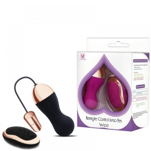CÁPSULA VIBRATÓRIA RECARREGÁVEL WIRELESS  REMOTE CONTROL JUMP EGG WEE
