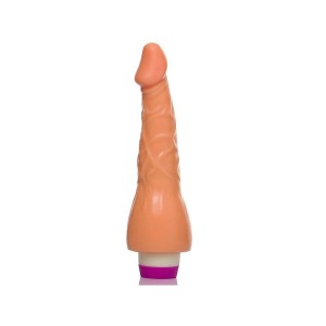 PRÓTESE EXPLORER EM FORMATO DE PÊNIS  COM VIBRADOR 20 X4cm - ADÃO E EVA