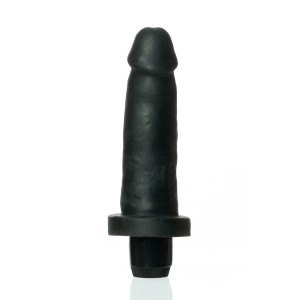 Pênis Cyber Skin Tom Vibro Negro 14 X 3,5Cm Upper